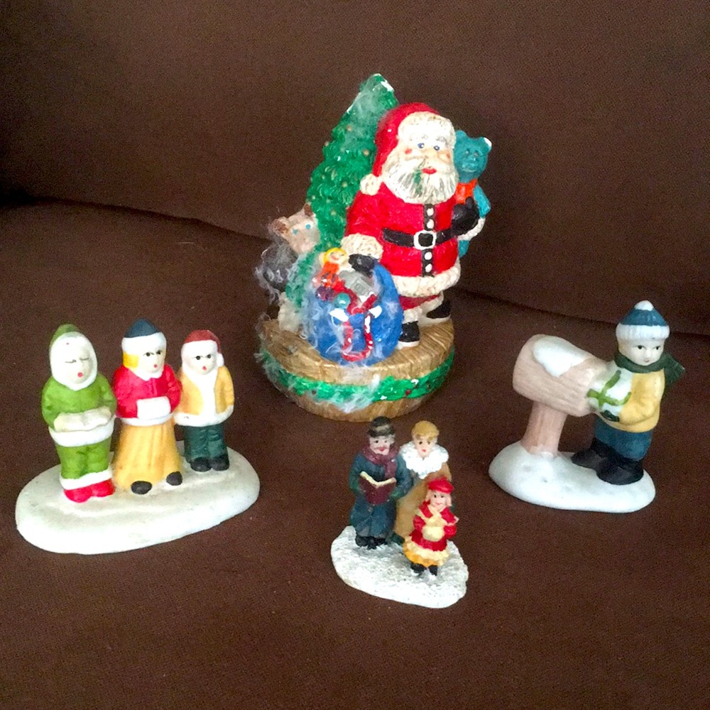 COPY - Magical Christmas Village Figurine Set (4-Piece)